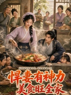 短剧《悍妻有神力，美食旺全家》75集短剧超清画质免费看全集