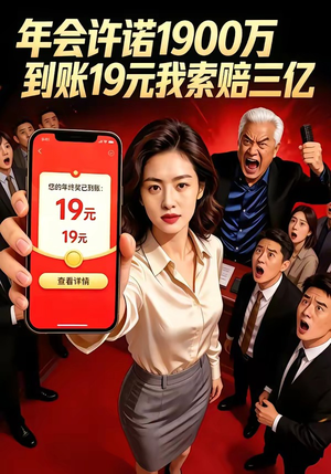 年会许诺1900万，到账19元我索赔三亿（75集）短剧经典全集任你选