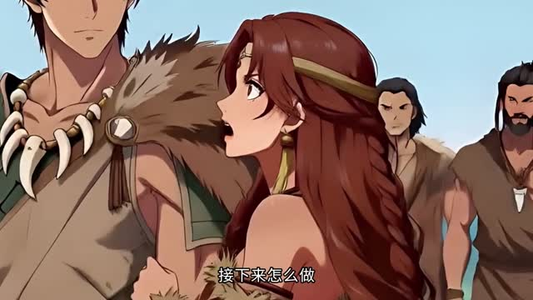 穿越原始部落，解锁图鉴就能加点（94集）短剧全集幕后花絮版