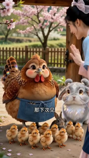 娇娇家养百兽之招财鸡穿越记（60集）短剧合集彩蛋完整版