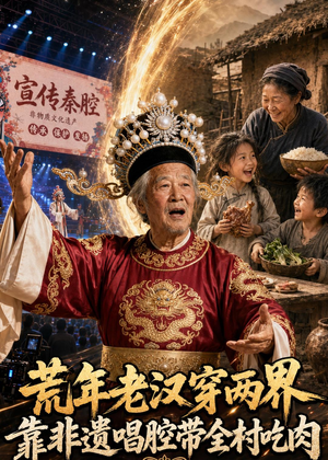 荒年老汉穿两界：靠非遗唱腔带全村吃肉（73集）短剧全集连看不停歇