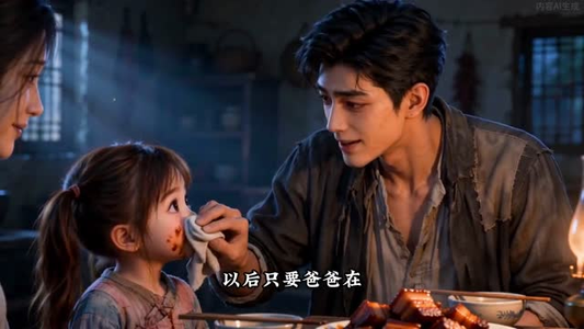 懒汉捡个闺女是福宝（99集）短剧合集彩蛋完整版