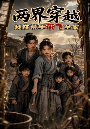 两界穿越，我在荒年带飞全家（61集）短剧终极大放送合集